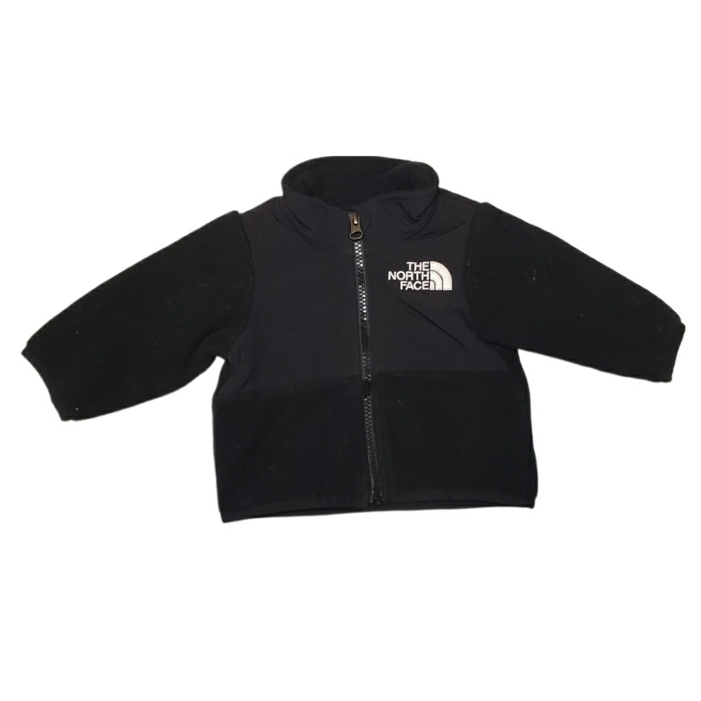 The North Face 0-3m Baby Black Denali Fleece Jacket